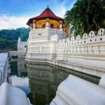 temple of the sacred tooth relic at kandy, sri lanka.